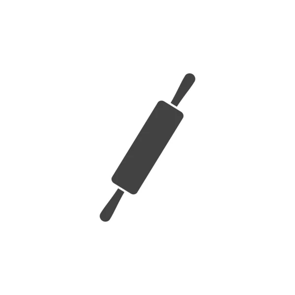 Icono de rodillo en estilo plano. Vector — Vector de stock