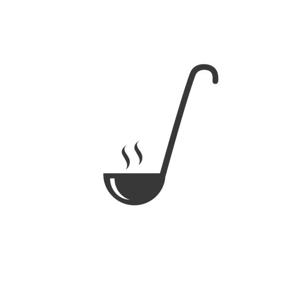 Ladle Icon, Ladle Spoon Vector — 스톡 벡터