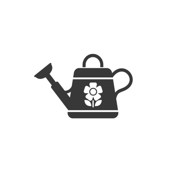 Riego icono lata, aislado blanco vector de fondo — Vector de stock