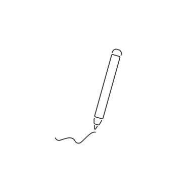 Kara kalem çizgisi şablonu Neşeli kelime kalem günü öğretmenleri eğlenceli yazı çizimleri ikon simgesi işaretlerini düzenle boya kalemleri sembolü gevşek düzenlenmiş grungy graphit noktası ana hatları