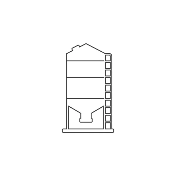 Icona della linea vettoriale granulare in piano. Illustrazione segno vettoriale — Vettoriale Stock