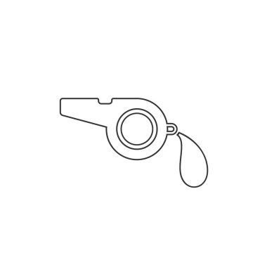 Hakem vektör çizgisi illüstrasyon işareti