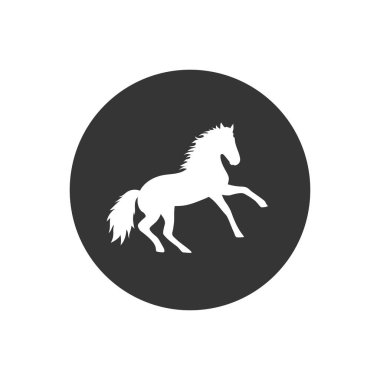 At Beyaz Simgesi, Vektör, Siluet işareti