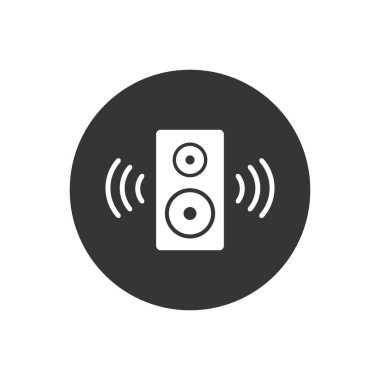 En iyi konuşmacı beyaz simgesi modada düz stil