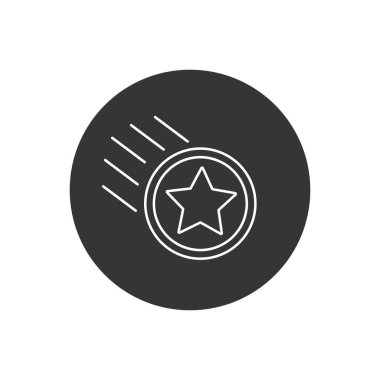 Sadakat programı simgesi, müşteriler için bonus programı, beyaz arka planda izole edilmiş.