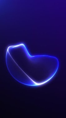 Dikey parlak mor eğimli küre animasyonu ve akışkan plazma dokusu. Pürüzsüz bir enerji döngüsü, bilim kurgu ışıklandırması ve zarif soyut hareketler. Kusursuz 9: 16 biçimi.