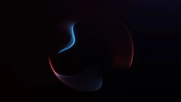 Yumuşak Işık Dalgalı Renkli Minimum Geleceğe Dönük Küre