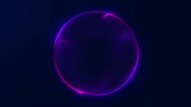 Soyut mor plazma enerji küresi. Yumuşak, parlak bir eğim ve akan ışık hareketi var. Teknoloji görselleri, bilim kurgu tasarımı, sunumlar ve modern arayüzler için geleceksel dijital arkaplan.