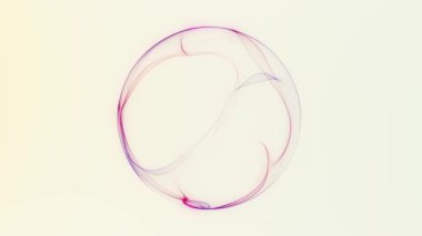 Pürüzsüz enerji hareketi olan parlak renkli plazma küresi. 4K 60fps içinde, canlı gradyan ile soyut dijital küre animasyonu, pürüzsüz döngü.