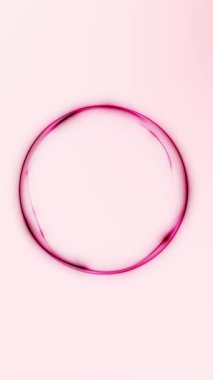 Dikey 4K parlak kırmızı ve pembe gradyan hareketli küre animasyonu. Modern soyut arkaplanlar için parlayan dijital küre döngüsü.