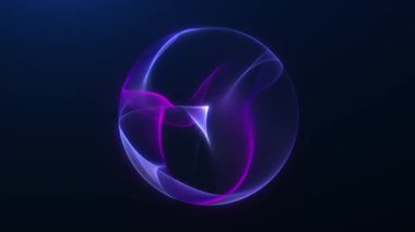 Pürüzsüz mavi ve mor gradyan akışı ve fütürist dijital hareket. Soyut iş tarzı arka plan zarif hareket, kusursuz döngü, 4K 60fps.