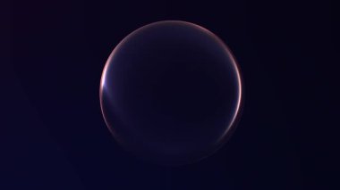 Pürüzsüz parlak ışık, minimum geleceksel enerji küresi animasyonu, 4K, 60fps, kusursuz döngü, temiz dijital bilim-kurgu arka planı olan soyut yumuşak gradyan plazma küresi.