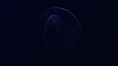 Küçük, soyut, mor plazma küresi ve koyu arkaplanda yumuşak dalgalı bir parıltı. Modern minimal görsel ortamda pürüzsüz hareket, aydınlık derinlik ve rafine dijital atmosfere sahip gelecekçi enerji küresi
