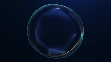 Parlayan elektrik çekirdeğine sahip mavi plazma enerji küresi ve karanlık arkaplanda dijital küre oluşturan pürüzsüz parçacık dalgaları. Yumuşak neon parıltısıyla gelecekçi bilim kurgu plazma hareketi.