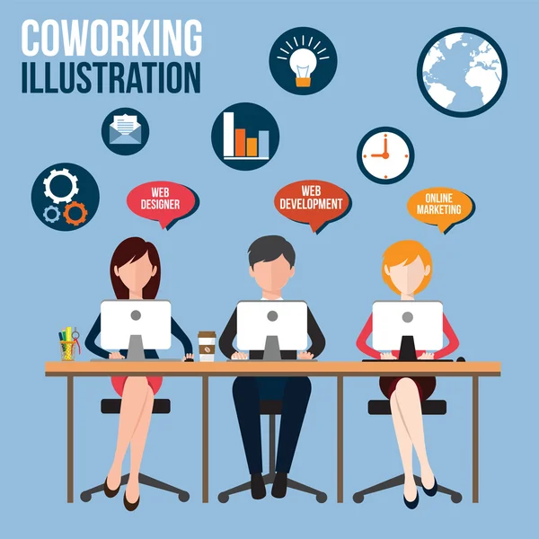 Coworking merkezi iş