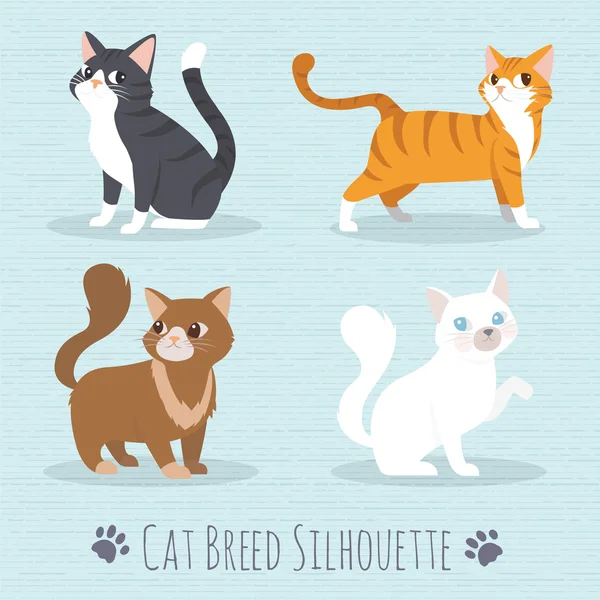 Kedi doğurmak siluet
