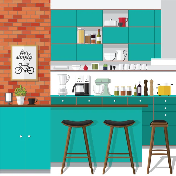 Remodelar su cocina — Vector de stock