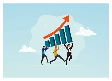 İş başarısı elde etmek için takım planlama ve strateji. Profesyonel takımlar performans, üretkenlik ve pazarlamayı geliştirmek için birlikte çalışırlar..