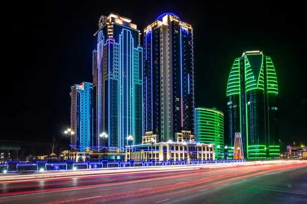 Multi-storey residential complex "Grozny City" — Stock Photo, Image