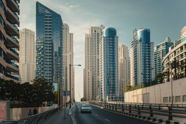 Dubai şehri ve Dubai Marina bölgesi