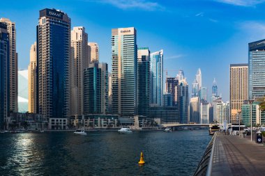 Dubai şehri ve Dubai Marina bölgesi