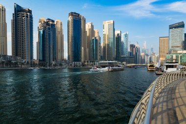 Dubai şehri ve Dubai Marina bölgesi