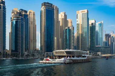 Dubai şehri ve Dubai Marina bölgesi