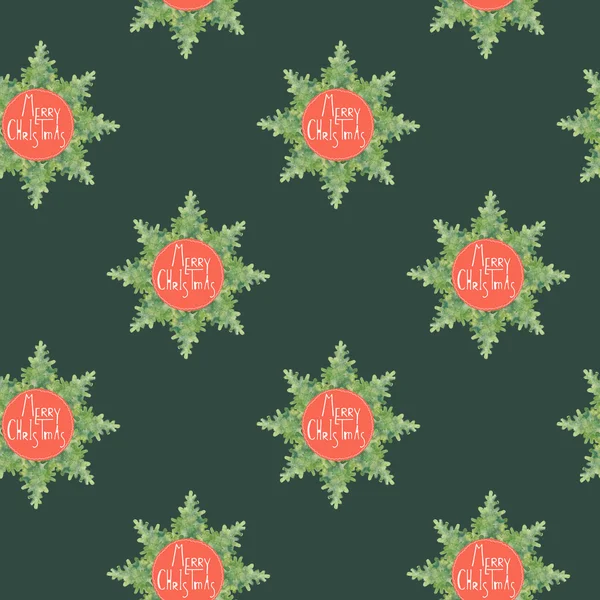 Christmas tree seamless pattern — Stock Photo, Image