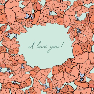 çiçek dekoratif elemanlar