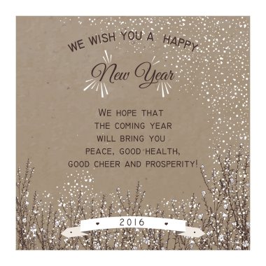 New Year Party invitation Card clipart