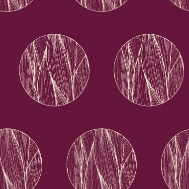 Soyut seamless modeli. Çizgili daireler ile geometrik tasarım