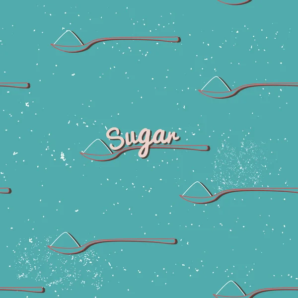 Sugar seamless mönster — Stock vektor