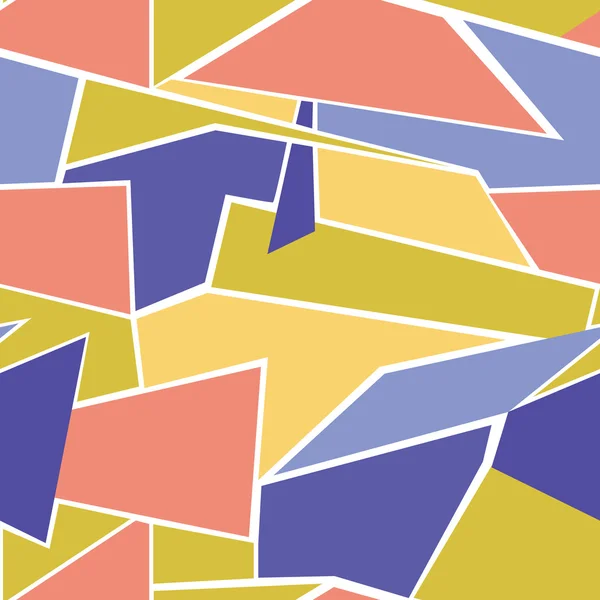 Motif géométrique de couleur — Image vectorielle