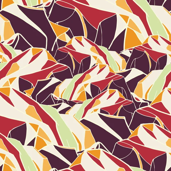 与抽象山几何无缝 pattern.background — 图库矢量图片