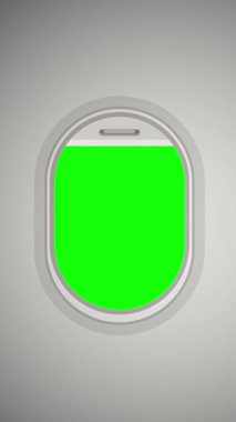 Birleşim için yeşil ekranlı uçak pencereleri seyahat, havacılık ve yaratıcı projeler için çok yönlü olanaklar sunuyor.