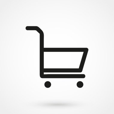 sepeti simge vektör