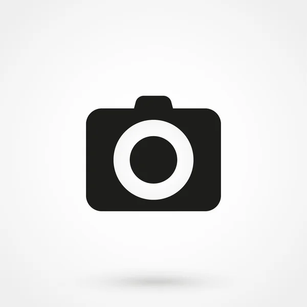 เวกเตอร์ไอคอนของกล้อง — ภาพถ่ายสต็อก