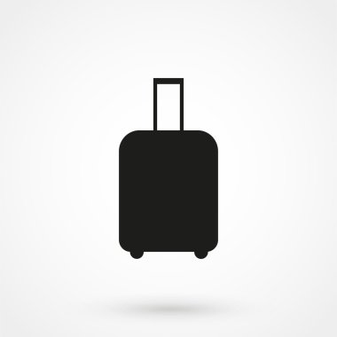 seyahat çantası simgesi . 