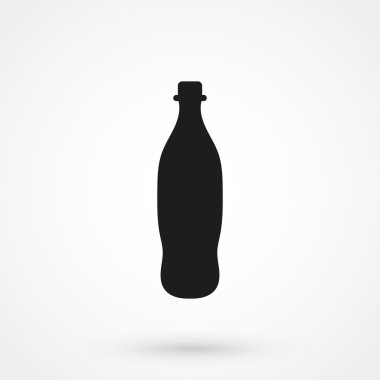 şişe simgesi basit bir tarzda