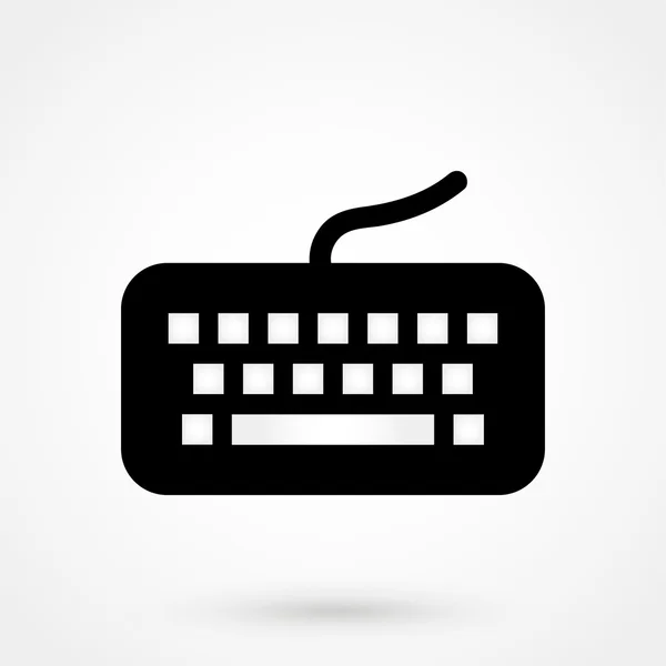 Ícone de teclado em um estilo simples — Vetor de Stock