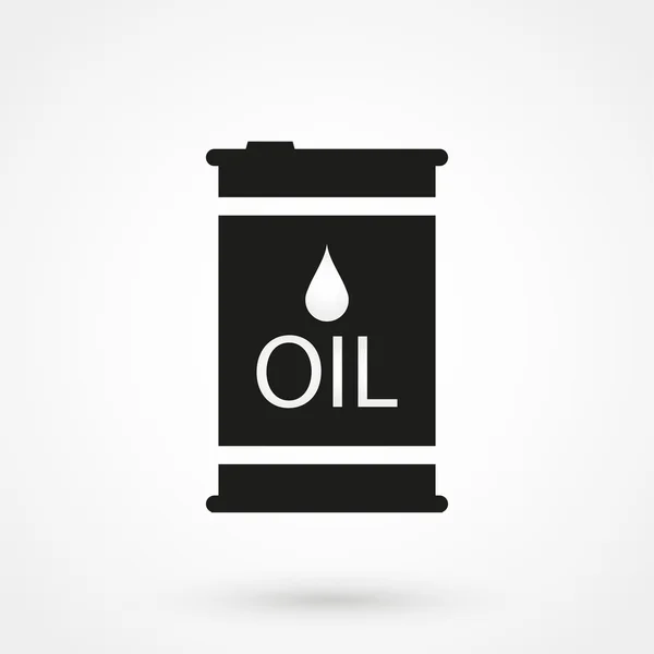Hordó olaj ikon egyszerű stílusban — Stock Vector