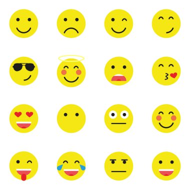 Basit bir tarzda ifade vektör çizim