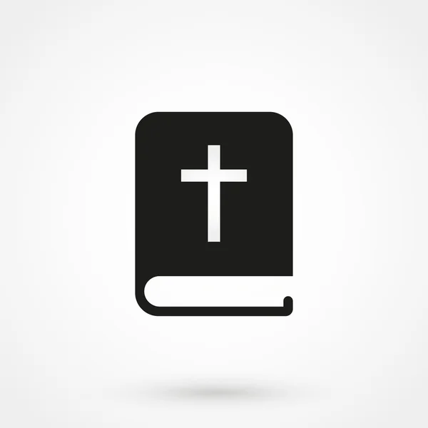 Icono de la Biblia en un estilo simple — Vector de stock