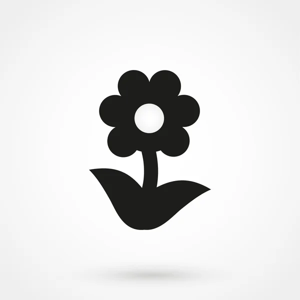 Icona di fiori in uno stile semplice — Vettoriale Stock