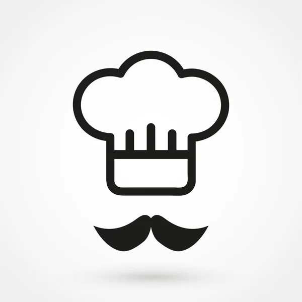 Šéfkuchař ikona v jednoduchém stylu — Stockový vektor