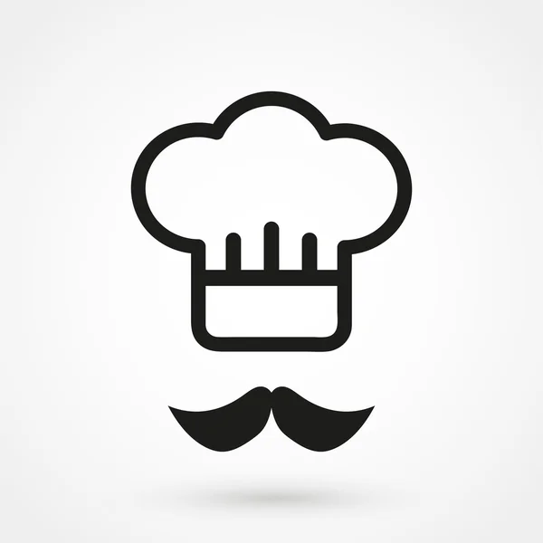 Icône de chef dans un style simple — Image vectorielle