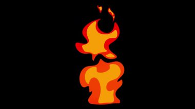 Şenlik ateşi parlak ve sıcak bir şekilde parladı..