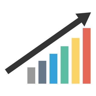 Çizelge işaretleri gelişmeyi gösteriyor. Finansal Gelişme, Finans, Satış, Ürün
