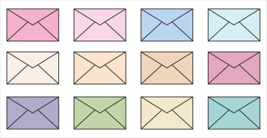 Renkli harf koleksiyonu. Harf kapağı