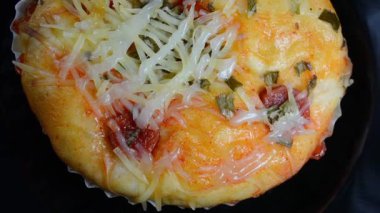 Omletin mutfak fotoğrafı.